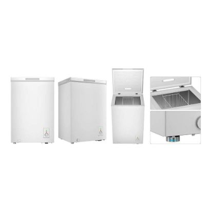 Obrázek CHiQ FCF98DE pultový mrazák, 99l, - 24 °C do 5 °C (mrazák - lednice), low frost, + 12 let záruka na kompresor