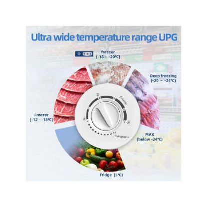 Obrázek CHiQ FCF98DE pultový mrazák, 99l, - 24 °C do 5 °C (mrazák - lednice), low frost, + 12 let záruka na kompresor