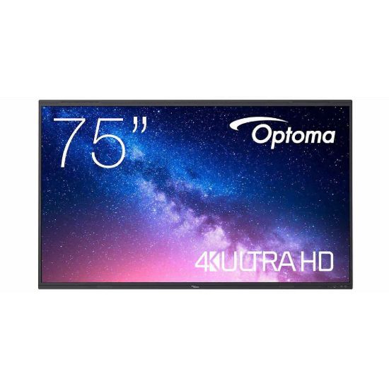 Obrázek Optoma 5753RK IFPD 75" - interaktivní dotykový, 4K UHD, multidotyk 40prstu, Android 13, 8 GB RAM / 64 GB ROM - DEMO