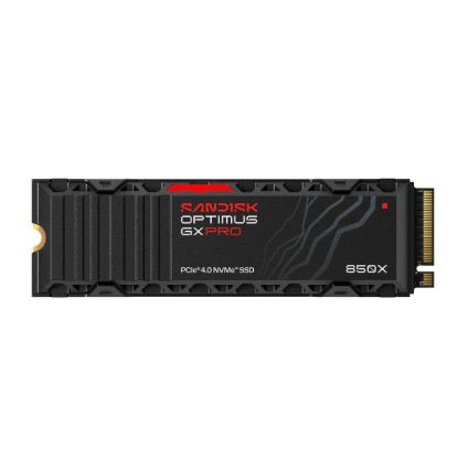 Obrázek SANDISK SSD OPTIMUS GX PRO 850X NVMe 4 TB PCIe, Gen4, (R: 7300, W: 6600MB/ s), chladič