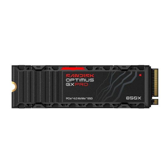 Obrázek SANDISK SSD OPTIMUS GX PRO 850X NVMe 8 TB PCIe, Gen4, (R: 7200, W: 6600MB/ s), chladič
