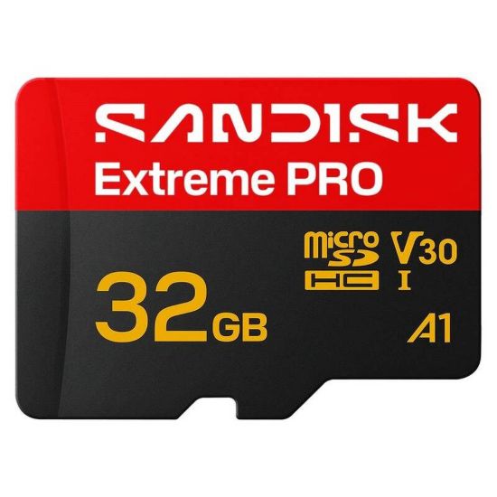 Obrázek SanDisk micro SDHC Extreme PRO 32 GB UHS- I U3 (100R/ 90 W) + adaptér