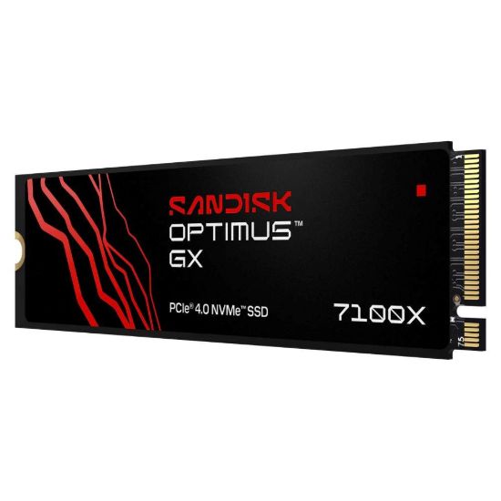 Obrázek SANDISK SSD OPTIMUS GX 7100X NVMe 4 TB PCIe, Gen4, (R: 7250, W: 6900MB/ s)