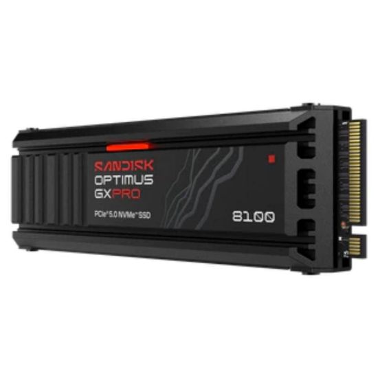 Obrázek SANDISK SSD OPTIMUS GX PRO 8100 NVMe 2 TB PCIe, Gen4, (R: 14900, W: 14000MB/ s), s chladičem