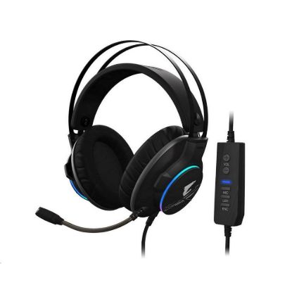 Obrázek BAZAR GIGABYTE sluchátka s mikrofonem AORUS H1, headset, USB (ROZBALENO)
