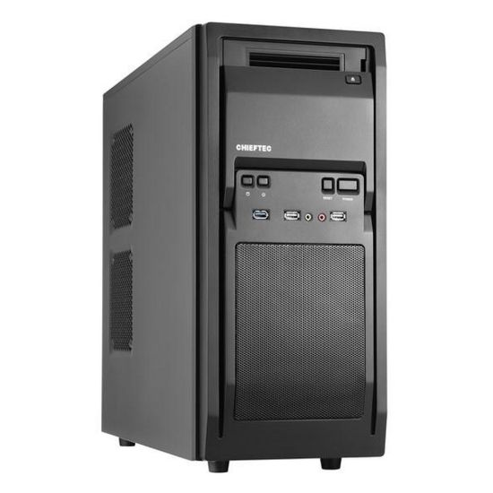 Obrázek BAZAR CHIEFTEC Case Libra Series/ Miditower, LF- 02B- OP, Black, USB 3.0 " POŠKOZENÝ OBAL"