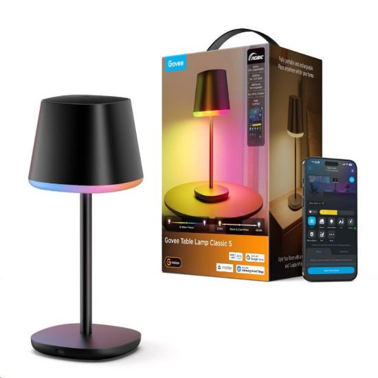 Obrázek Govee Table Lamp Classic S RGBICWW stolní lampa, Matter