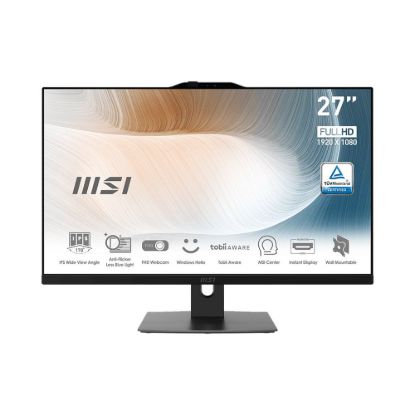 Obrázek MSI AIO Modern AM272P 1M- 1293XEU, Intel Core 5 120U, 27‘‘ FHD, Anti- Glare, 16 GB, 512 GB SSD, N/ A, N/ A, Black