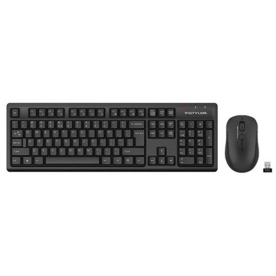 Obrázek A4tech FG1200 FStyler, bezdrátový kancelářský set klávesnice s myší, 2, 4G, černá