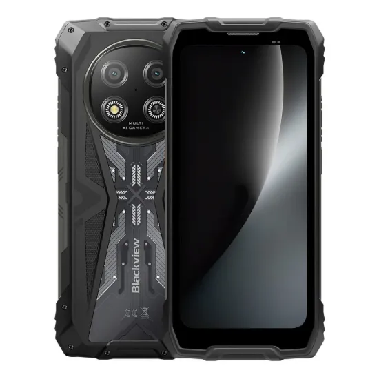 Obrázek BLACKVIEW Rugged ROCK 2 5G 6.67" BLACK, HD+ 1640x720, 12+256GB, T8100 Octa-Core 2.2GHz, Android 16