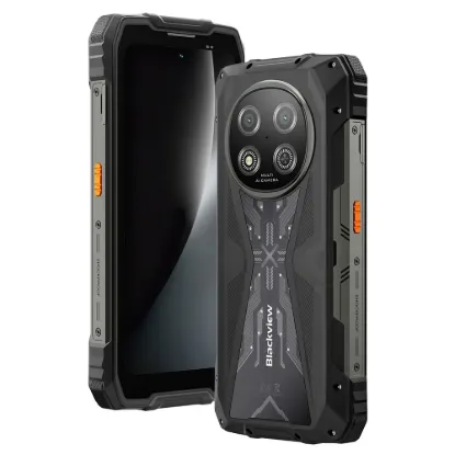 Obrázek BLACKVIEW Rugged ROCK 2 5G 6.67" BLACK, HD+ 1640x720, 12+256GB, T8100 Octa-Core 2.2GHz, Android 16