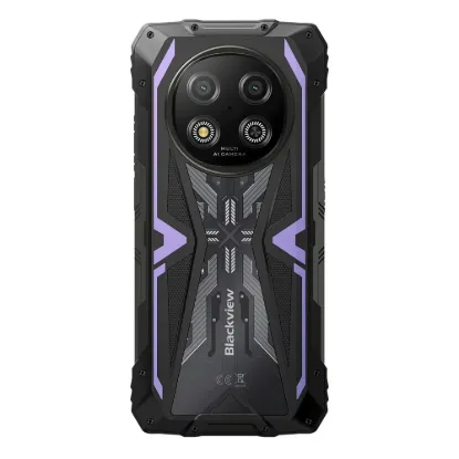 Obrázek BLACKVIEW Rugged ROCK 2 5G 6.67" PURPLE,HD+ 1640x720,12+256GB,T8100 Octa-Core 2.2GHz,13MP/16MP,NFC,15000mAh,Android 16