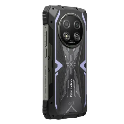 Obrázek BLACKVIEW Rugged ROCK 2 5G 6.67" PURPLE,HD+ 1640x720,12+256GB,T8100 Octa-Core 2.2GHz,13MP/16MP,NFC,15000mAh,Android 16
