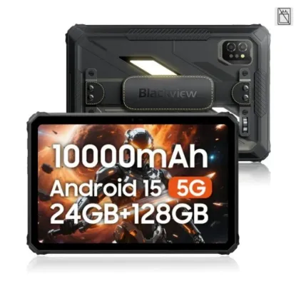 Obrázek BLACKVIEW Rugged Tab Active 7 LTE 8GB/128GB 11",BLACK,Helio G81 Octa-core 2.0GHz,13MP/16MP+20MP,Night vision,Android 15