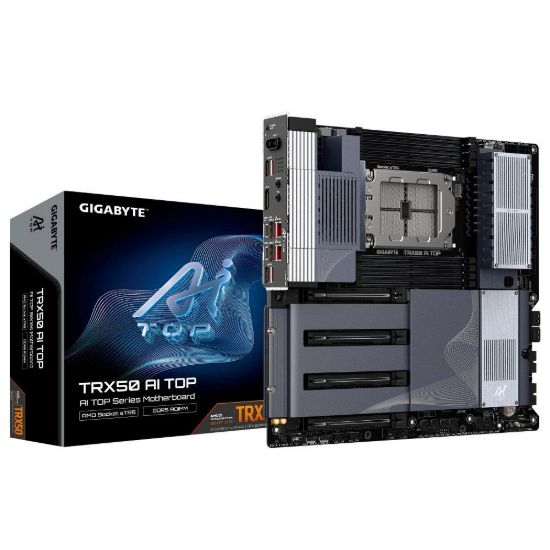 Obrázek GIGABYTE MB Sc sTR5 TRX50 AI TOP- 2B, AMD TRX50, 8xDDR5, WiFi, E- ATX