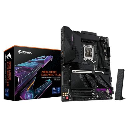 Obrázek GIGABYTE MB Sc LGA1851 Z890 A ELITE WIFI7 PLUS, Intel Z890, 4xDDR5, WiFi, 1xUSB4, 1xDP