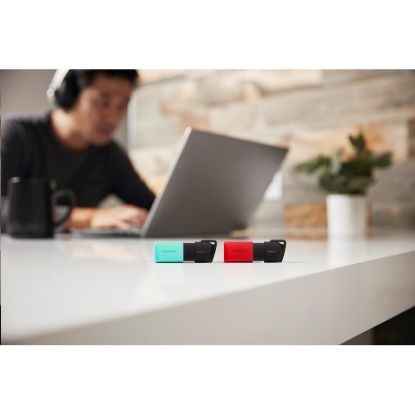 Obrázek Kingston Flash Disk 128 GB USB3.2 Gen 1 DataTraveler Exodia M (Black + Red)