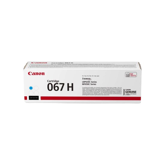 Obrázek BAZAR - Canon TONER 067H azurová i- SENSYS LBP631Cw, LBP633Cdw, MF651Cw, MF655Cdw, MF657Cdw (2350 str.) - Poškozený obal