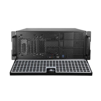 Obrázek CHIEFTEC skříň Rackmount 4U ATX/ mATX, UNC- 409S- B- OP, bez zdroje, černá