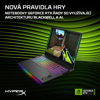 Obrázek NTB HyperX OMEN MAX 16- ah1003nc, Ultra 9- 290HX+, 16" 2560 x 1600 240 Hz, 64 GB DDR5, SSD 2 TB, RTX 5090, Win 11, 2Y…