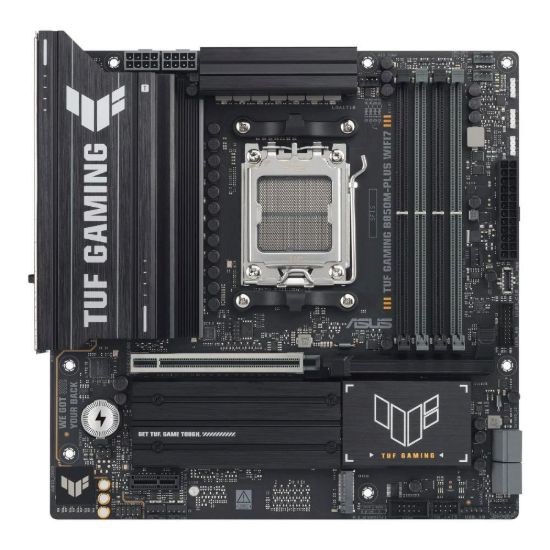 Obrázek ASUS MB Sc AM5 TUF GAMING B850M- PLUS WIFI7, AMD B850, 4xDDR5, WiFi, 1xDP, 1xHDMI, mATX