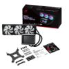 Obrázek ASUS vodní chladič CPU AIO ROG RYUO IV 360 ARGB, 3 x 120mm, LGA1851, AM5, černá