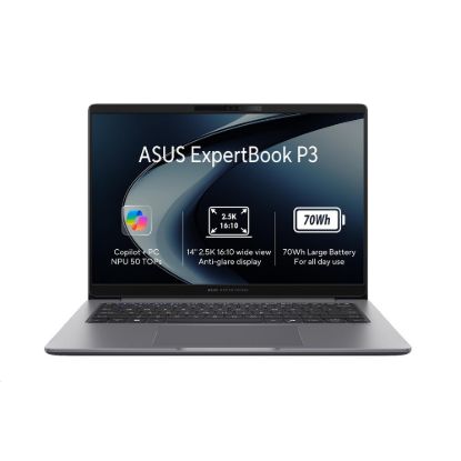 Obrázek ASUS NTB ExpertBook PM3 (PM3606CHA- R716512), R7 8840HS, 16, 0" 1920 x 1200, 16 GB, 512 GB SSD, AMD Radeon™ 780M, Bez OS