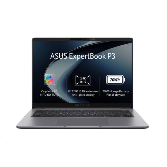 Obrázek ASUS NTB ExpertBook PM3 (PM3606CHA- R716512), R7 8840HS, 16, 0" 1920 x 1200, 16 GB, 512 GB SSD, AMD Radeon™ 780M, Bez OS