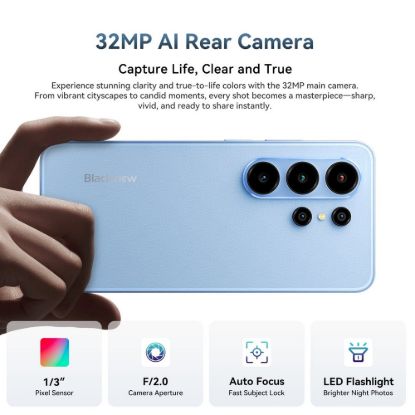Obrázek BLACKVIEW WAVE 10 LTE 6.88" MINT, HD IPS 720x1640, 8+128GB, Android 16