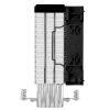 Obrázek EVOLVEO QuietCool7, CPU chladič s digitálním displejem, 6x heatpipe, černý