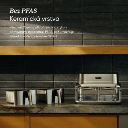 Obrázek Cosori Iconic Dual 8, 6l nerez
