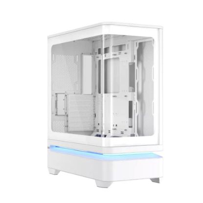 Obrázek ASUS case PRIME AP304 TG ARGB WHITE, ATX, Průhledná bočnice, 4 x 120mm ARGB, bílá