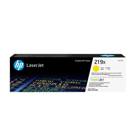 Obrázek HP 219X High Yield Yellow Original LaserJet Toner Cartridge (2, 500 pages)