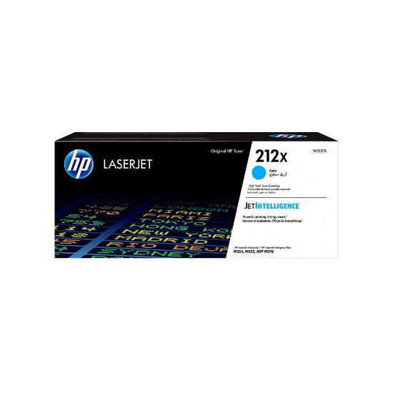 Obrázek HP 212X High Yield Cyan Original LaserJet Toner Cartridge (10, 000 pages)