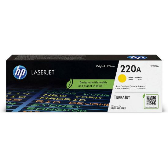 Obrázek HP 220A Yellow Original LaserJet Toner Cartridge (1, 800 pages)