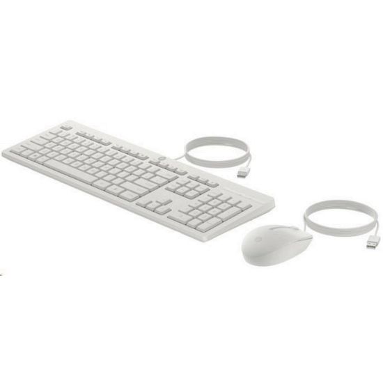 Obrázek HP 225 Wired Mouse and Keyboard Combo G2 - White English