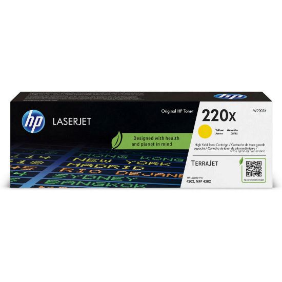 Obrázek HP 220X Yellow Original LaserJet Toner Cartridge (5, 500 pages)