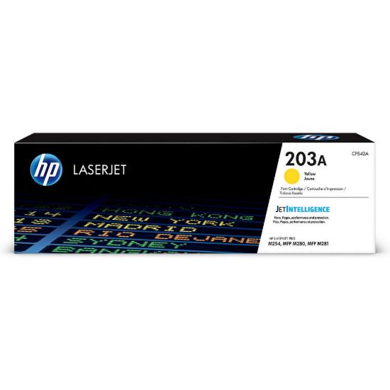 Obrázek HP 203A Yellow Original LaserJet Toner Cartridge (1, 300 pages)