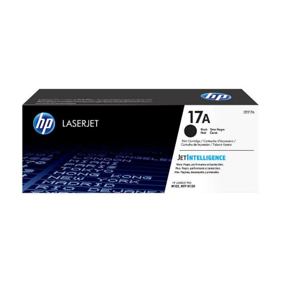 Obrázek HP 17A Black Original LaserJet Toner Cartridge (CF217A) (1, 600 pages)