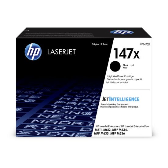 Obrázek HP 147X Black LaserJet Toner Cartridge (25, 200 pages)