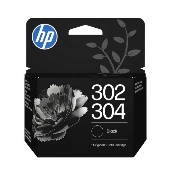 Obrázek HP 302/ 304 Black Original Ink Cartridge (120 pages)