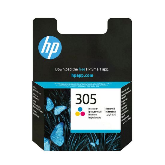 Obrázek HP 305 Tri- color Original Ink Cartridge (100 pages)