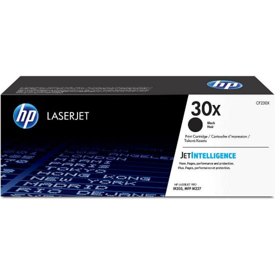 Obrázek HP 30X High Capacity Black Original LaserJet Toner Cartridge (CF230X) (3, 500 pages)