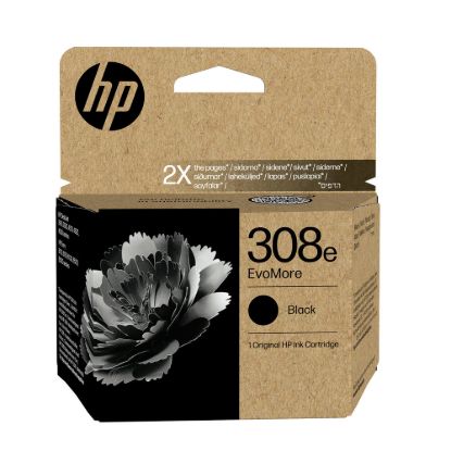Obrázek HP 308e EvoMore Black Original Ink Cartridge (320 pages)