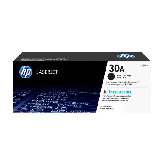 Obrázek HP 30A Black Original LaserJet Toner Cartridge (CF230A) (1, 600 pages)