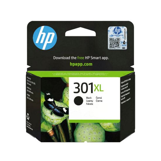 Obrázek HP 301XL Black Ink Cart, 8 ml, CH563EE (480 pages)