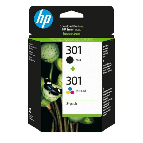 Obrázek HP 301 Ink Cartridge Combo 2- Pack, N9J72AE (190 / 165 pages)