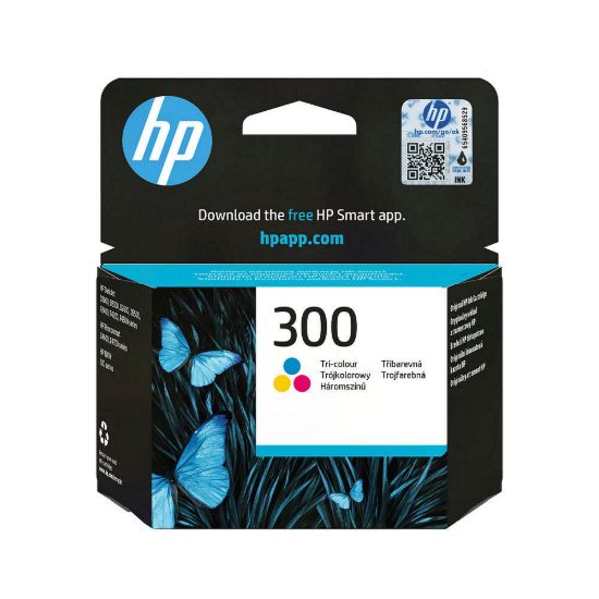 Obrázek HP 300 Tri- color Ink Cart, 4 ml, CC643EE (165 pages)