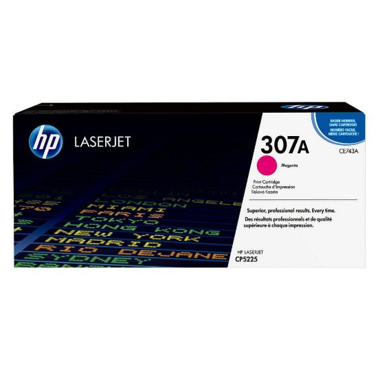 Obrázek HP 307A Magenta LJ Toner Cart, CE743A (7, 300 pages)