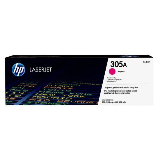 Obrázek HP 305A Magenta LJ Toner Cart, CE413A (2, 600 pages)